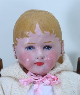 A large Martha Chase American cloth doll, circa 1910, - 2