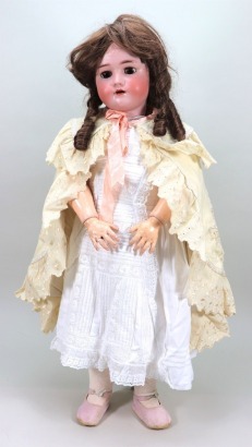 A Large Simon & Halbig/Heinrich Handwerck bisque head doll, German circa 1910,