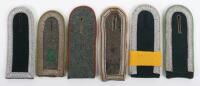 6x WW2 German Combat Tunic Shoulder Boards