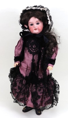 An Armand Marseille Floradora bisque head girl doll, German circa 1910