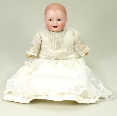 A Georgene Averill ‘Bonnie Babe’ bisque head baby doll, German 1920s,