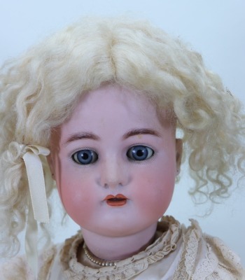 A Large Kammer & Reinhardt/Simon & Halbig bisque head girl doll, German circa 1910, - 2