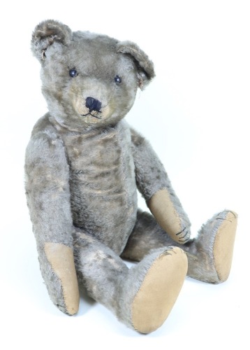 A large early mohair Teddy Bear, German possibly Bing circa 1910,