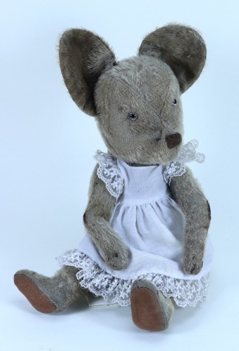 A mohair soft toy Rabbit, probably English 1920s,