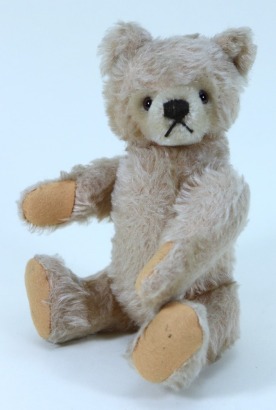 A post-war blonde mohair Steiff Teddy bear,