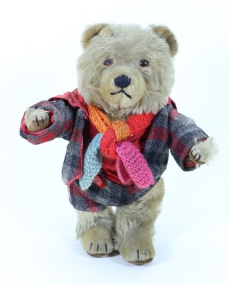 Chiltern blonde mohair Ting-a-Ling Bruin Teddy Bear, 1950s,