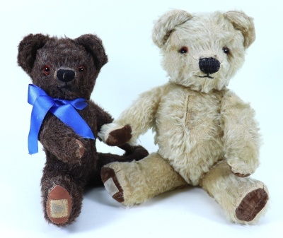 Two Chad Valley post-war mohair Teddy bears,