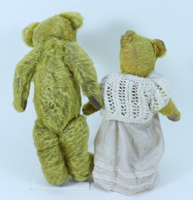 An English bright golden mohair Teddy bear, 1920s, - 2