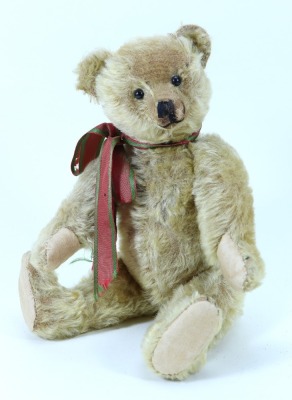 An early Farnell blonde mohair Teddy bear, circa 1920,