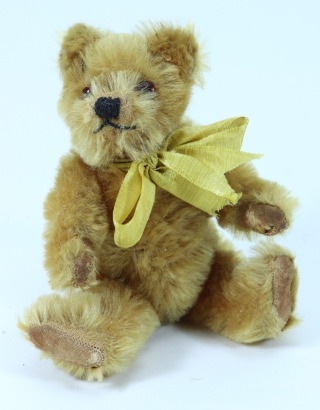 A charming golden mohair Farnell Teddy bear, English 1930s,