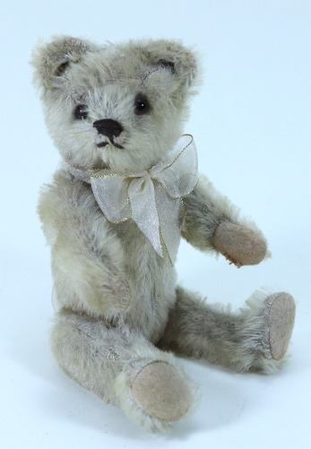 A sweet white mohair Teddy bear, 1930s,