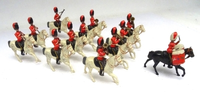 Britains set 1721, mounted Band of the Royal Scots Greys - 2