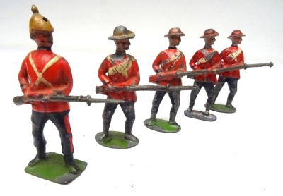 Britains EXTREMELY RARE counter pack soldiers on guard dated 1.6.1901 - 2