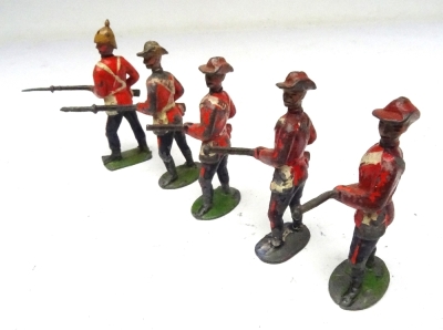 Britains EXTREMELY RARE counter pack soldiers on guard dated 1.6.1901 - 3