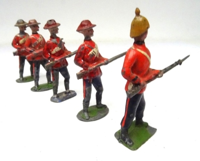 Britains EXTREMELY RARE counter pack soldiers on guard dated 1.6.1901 - 5