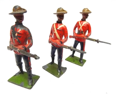 Britains EXTREMELY RARE counter pack soldiers on guard dated 15.6.1906 - 2