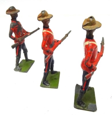 Britains EXTREMELY RARE counter pack soldiers on guard dated 15.6.1906 - 5