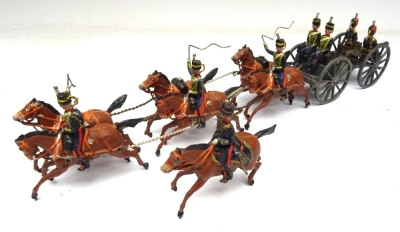 Britains set 39, Royal Horse Artillery Gun team - 2