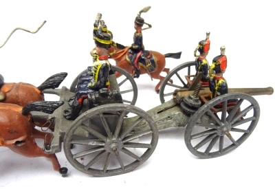 Britains set 39, Royal Horse Artillery Gun team - 4