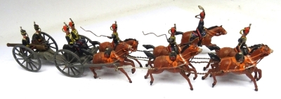 Britains set 39, Royal Horse Artillery Gun team - 7