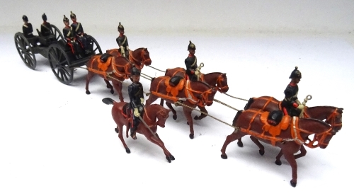 Britains set 144, Royal Field Artillery Gun Team