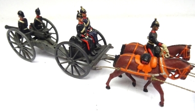 Britains set 144, Royal Field Artillery Gun Team - 3