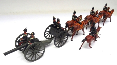 Britains set 144, Royal Field Artillery Gun Team - 4