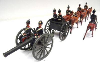 Britains set 144, Royal Field Artillery Gun Team - 5