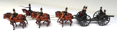 Britains set 144, Royal Field Artillery Gun Team - 9