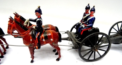 Britains RARE set 317, Royal Field Artillery Gun Team at the halt - 7