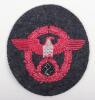 Scarce Luftschutzpolizei Fire Service Tunic Arm Badge - 2