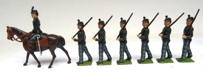 Britains SPECIAL PAINT six Cameronian Rifles - 3