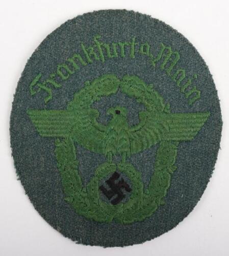 Third Reich Schutzpolizei Arm Badge