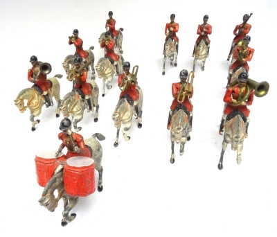 Britains from set 101, mounted Band of the First Life Guards - 2