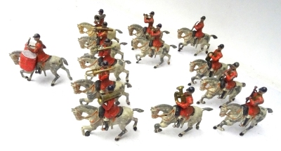 Britains from set 101, mounted Band of the First Life Guards - 3