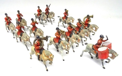 Britains from set 101, mounted Band of the First Life Guards - 4