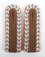 Pair of Third Reich Gendarmerie Tunic Shoulder Boards of a Wachtmeister