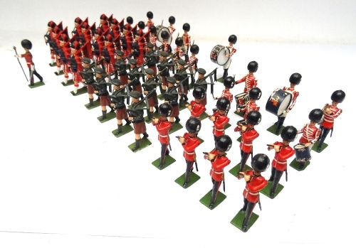 Britains massed Drums and Pipes of the Scots and Irish Guards