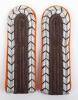 Pair of Third Reich Gendarmerie Tunic Shoulder Boards of a Wachtmeister