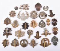 28x British Regimental Cap Badges