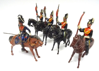 Britains set 24, 9th Lancers