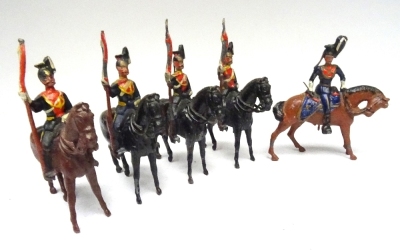 Britains set 24, 9th Lancers - 5