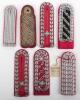 Selection of German Feuerwehr (Fire Brigade) Tunic Shoulder Boards