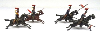 Britains from set 4, 12th Lancers, Germanic horse