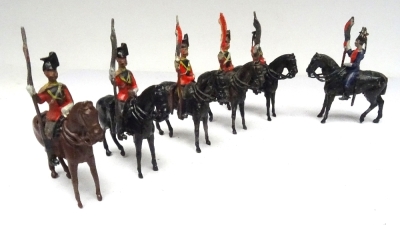 Britains 'cross legged lancers'