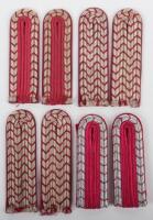 4x Pairs of German Feuerwehr (Fire Brigade) Tunic Shoulder Boards