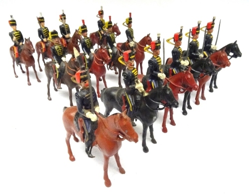 Britains Hussars at the halt