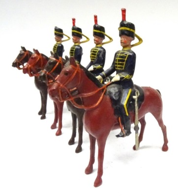 Britains Hussars at the halt - 4