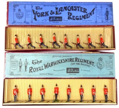 Britains set 96, York and Lancaster Regiment