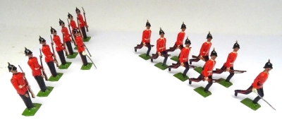 Britains set 96, York and Lancaster Regiment - 6